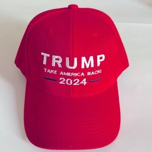 New Red 2024 President Donald Trump Rally Hat Take America Back! Baseball Cap